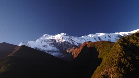 Annapurna-Peak-in-the-Himalaya-range,-Annapurna-region,-Nepal