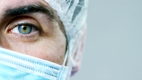 Portrait-of-a-physician-or-surgeon-who-looks-proud-room,-happy-and-smiling-for-his-work-in-the-clinic-or-hospital.