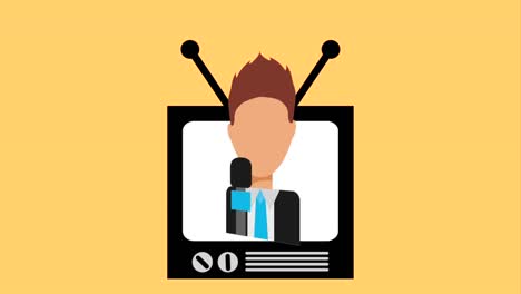 Icono-de-diseño-de-televisión,-vídeo-de-animación