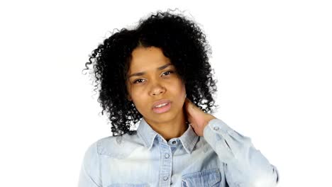 Tired-Black-Woman-with-Neck-Pain