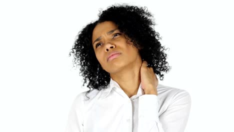 Tired-Black-Woman-with-Neck-Pain