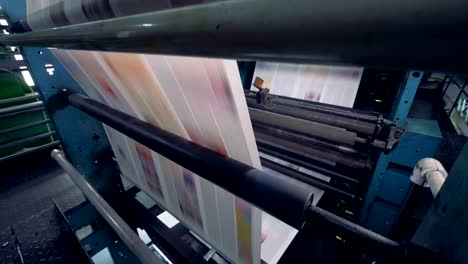 Printing-of-newspaper-in-a-big-amount.-The-process-of-offset-and-roll-printing.