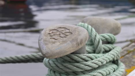 A-rope-to-lock-boats-on-a-dock-marine