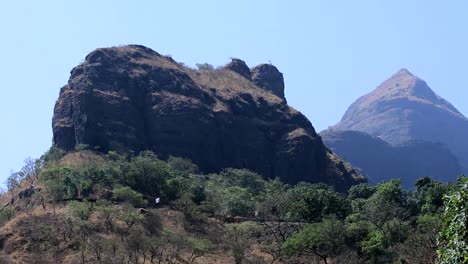 Sahyadri-barren-Indian-mountain-range-plates,-western-ghats