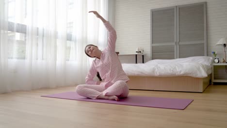 woman-stretching-her-hands-left-and-right