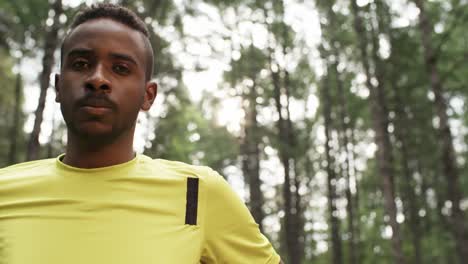 Serious-Man-Posing-in-Forest