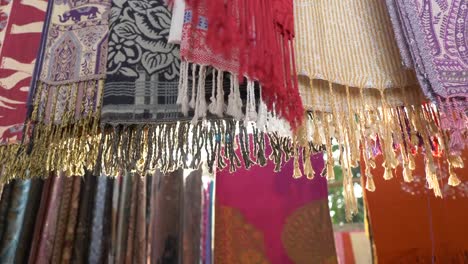 Hanging-Colored-Fabric