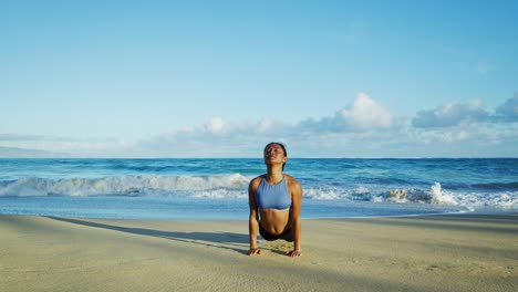 Woman-Practicing-Yoga