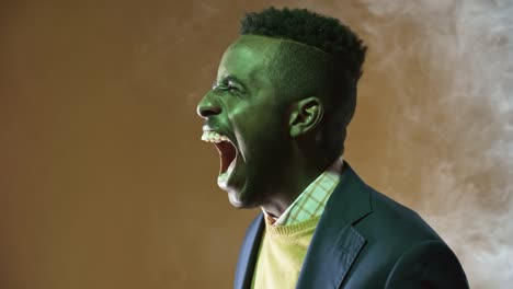 Portrait-of-Black-Man-Screaming