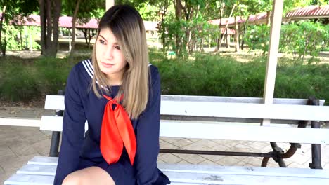 woman-wearing-Japanese-student-dress