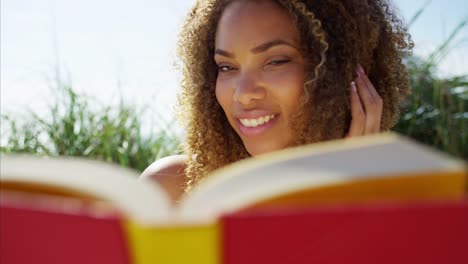 Portrait-of-African-American-female-on-summer-vacation