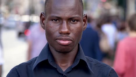 Proud-american-african-man-staring-at-camera-in-the-street