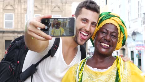 Taking-a-Selfie-with-Brazilian-Woman