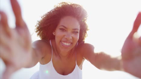 Portrait-of-relaxed-plus-size-African-American-female