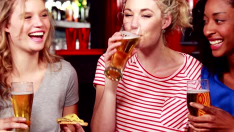 Smiling-friends-with-beer-eating-pizza