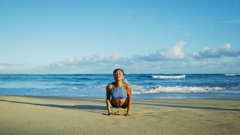 Woman-Practicing-Yoga