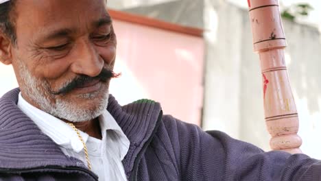 Hombre-de-Chai-en-Jaipur,-India