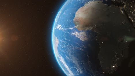 Órbita-de-la-Tierra-desde-el-espacio---3D-Animation