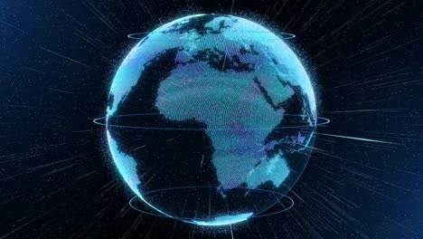 Holograma-de-ámbito-mundial,-virtual-planeta-tierra