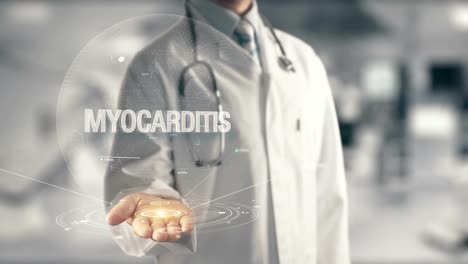 Doctor-holding-in-hand-Myocarditis