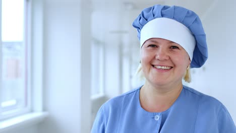 Food-factory-worker-face.-Food-industry-worker-woman-portrait