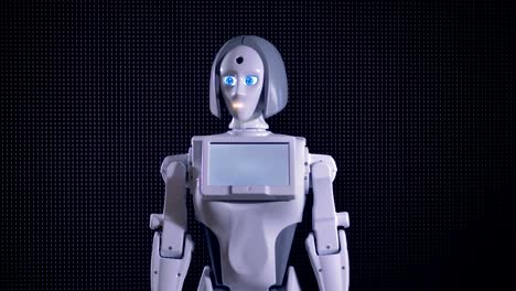 A-robot-looking-for-people-and-greeting-them.