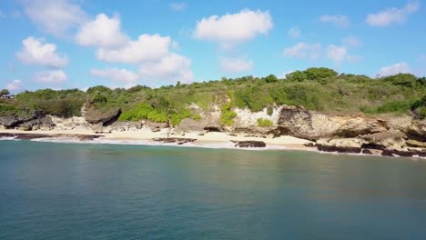 Aerial-view-on-the-beach-and-coast