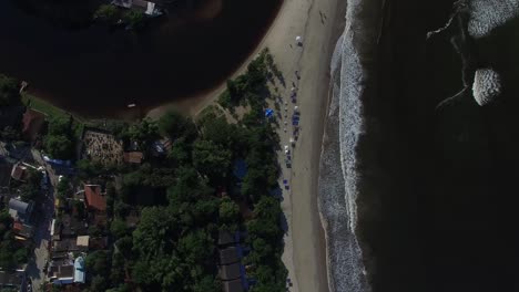 Top-View-of-a-Beach