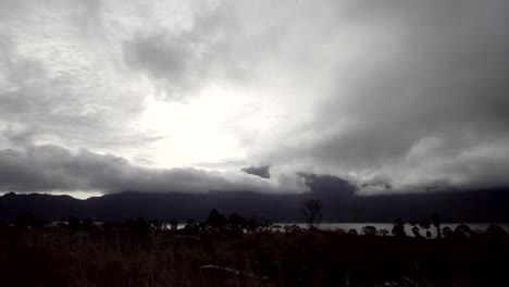 Lake-and-volcano-at-sunrise-Batur.-Bali,Indonesia