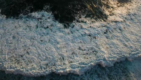 Water-surface-with-big-waves,-aerial-view.Bali