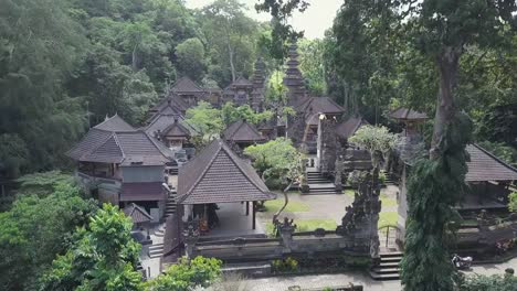 Aerial-view-of-Bali-temple-on-green-forest-background.