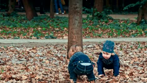 Kindern-beim-Spielen-im-park