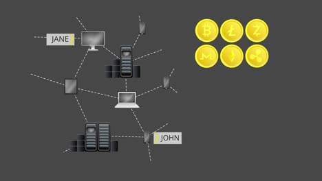 Bitcoin-transaction-animation---4K,-matte-included