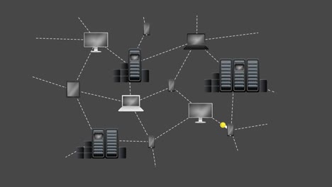 Bitcoin-transaction-via-peer-to-peer-animation---4K,-matte-included