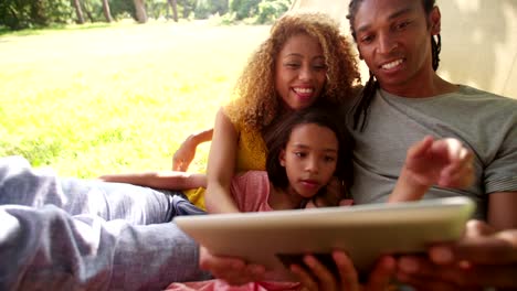 Photogenic-Multi-ethnic-family-enjoying-each-other's-company