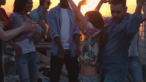 Sensual-Couple-Dancing-at-Rooftop-Party