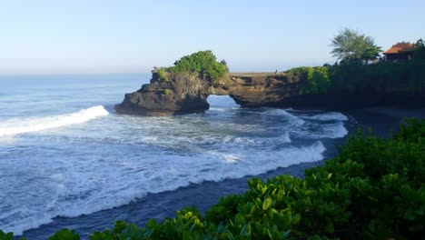 Zeitraffer-Tanah-Lot-Tempel