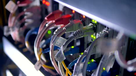 Cables-plug-to-supercomputer-for-cryptocurrency-mining.-4K.