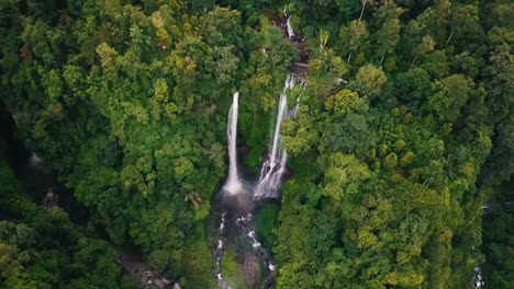 Que-circunda-las-cataratas-en-el-centro-con-la-selva-que-rodea-4K