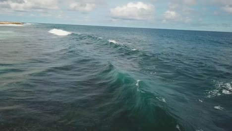 Ocean-tide-bird-eye-view