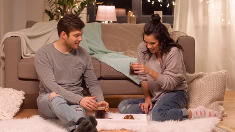 happy-couple-drinking-coffee-at-home