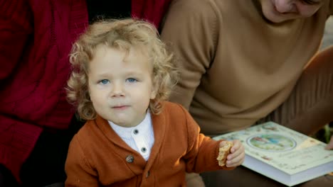 Portrait-of-a-boy-on-a-family-picnic-in-the-fresh-air