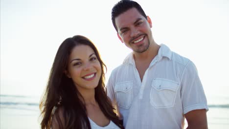 Portrait-of-Spanish-male-and-female-on-beach