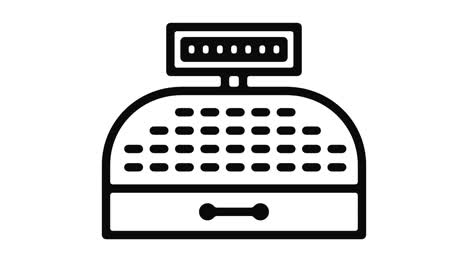 Cash-Register-Line-Motion-Graphic