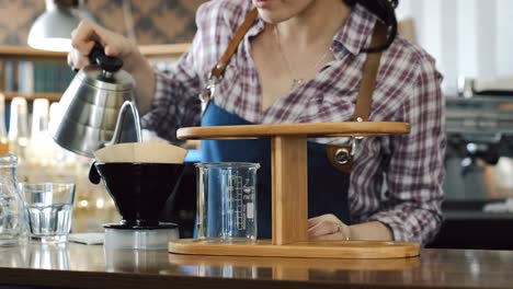 Barista-brewing-coffee-pour-over