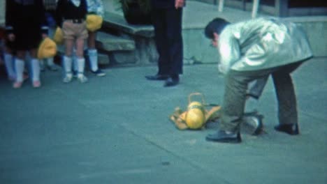 1972:-Japanese-school-boys-uniforms-learning-about-safety.