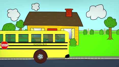 School-Bus-Suburb-DropOff