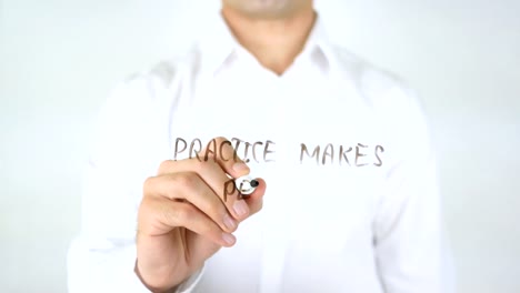 Practice-Makes-Perfect,-Man-Writing-on-Glass