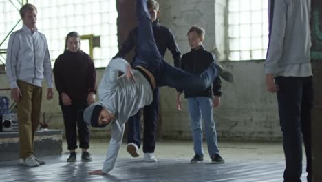 Teenager-Jumping-into-Handstand