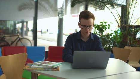 Student-in-the-library